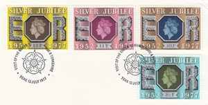 Queen Silver Jubilee Visit GB Used Humberside Yorkshire 1977 ON PIECE (148231) - Picture 1 of 1