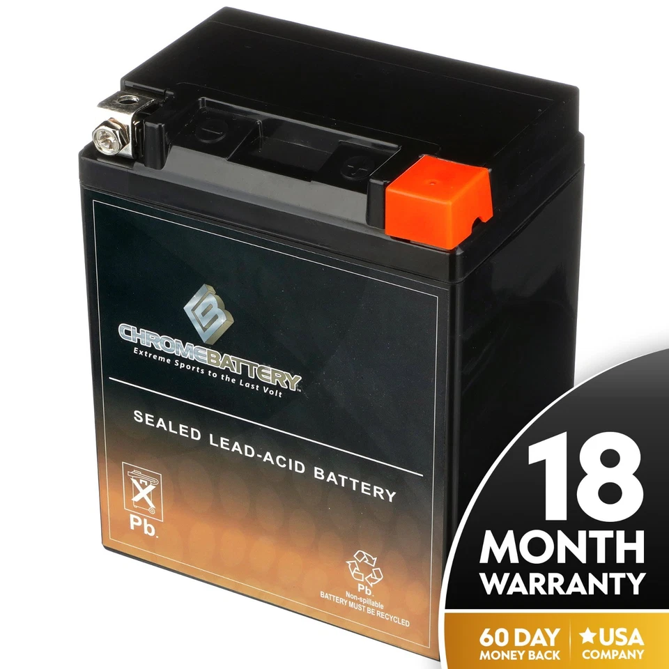 YTX14AHL-BS High Performance - Maintenance Free - Sealed AGM Motorcycle Battery - Image 1 of 4