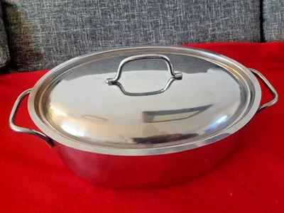 Bräter ,Ente,Gans ,Braten,Gänsebräter,mit Deckel oval - Bild 1 von 4