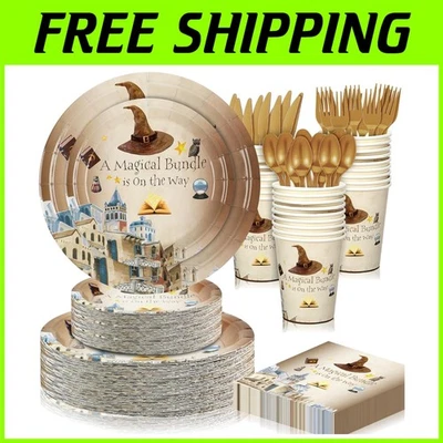 Deluxe Wizard Party Decorations Set - 350 Pcs - Image 1 of 4