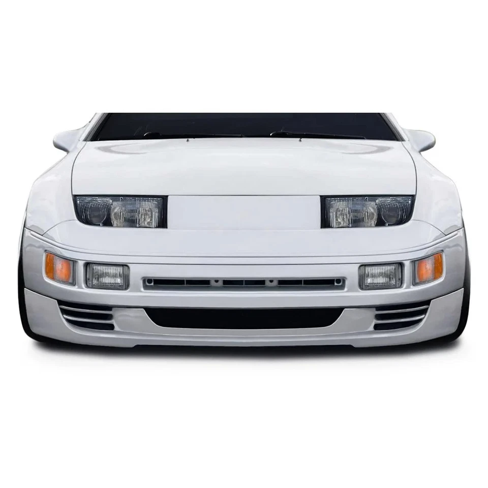 For Nissan 300ZX 90-96 Front Bumper Lip Spoiler Air Dam Turbo T Style Fiberglass Foto 1 de 4