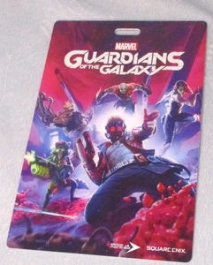 Marvel Guardians of the Galaxy Videospiel Star-Lord Schlüsselband Abzeichen Karte NUR - Bild 1 von 2