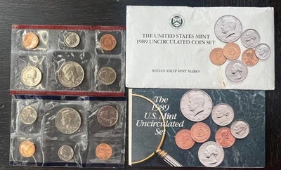 1989  U.S. Mint Uncirculated  set.  OGP with COA/Spec Sheet, Free Shipping! - Image 1 of 2