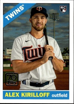 2021 Topps 70 Years of Topps Baseball #70YT-16 Alex Kirilloff Minnesota Twins - Image 1 of 2