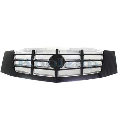 For 07-14 Escalade ESV & EXT Front Grille Assembly Black Shell w/Chrome Insert — 第 1/4 张图片