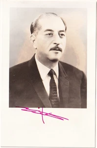 Ahmad Hasan al-Bakr - Präsident Irak - Foto -original signiert "1969" - Picture 1 of 4