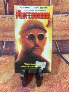 The Professional Movie 1995 VHS Jean Reno Natalie Portman Rare Blockbuster Copy - Imagen 1 de 5