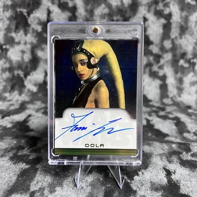 2001 Topps Star Wars Evolution Femi Taylor as Oola Autograph Card signed auto - Image 1 of 4