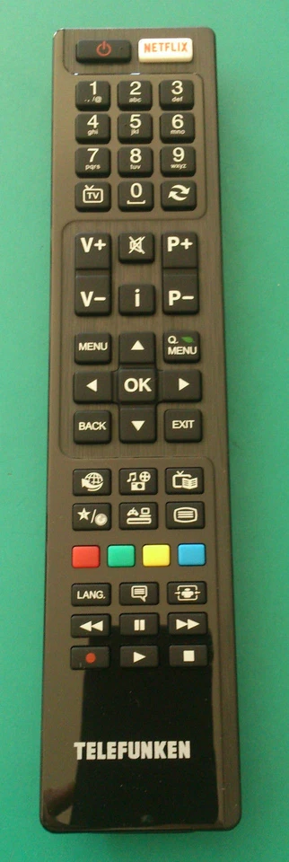 Telecomando originale Telefunken modello TE43282S25T2K - Immagine 1 di 1