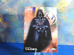 2025 Topps Star Wars Chrome #29 Darth Vader Orange Refractor Empire Strikes Back - Picture 1 of 4