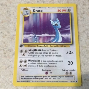 Pokemon Card - 1st Edition Draco Dragonair - (18/102) French Base Set ***NM*** - Picture 1 of 11