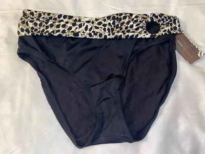 Dana Buchman Animal Patrón O Anillo Faja Traje de Baño Bikini Parte Inferior 12 (A18) Foto 1 de 2