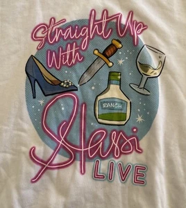 Bella Canvas Sweatshirt Adult Small "Straight up with Stassi Live" Pullover - Picture 1 of 4