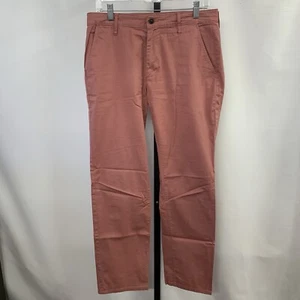 Adriano Goldschmied Green Label Stretch Chino Pants Men 31x30 Pink Slim Straight - Picture 1 of 7
