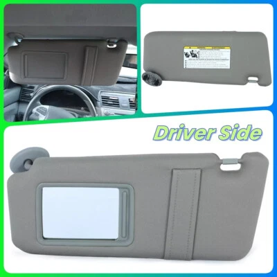 For Toyota Camry 2007-2011 Left Driver Side Sun Visor Sunshade Without Sunroof Foto 1 de 4