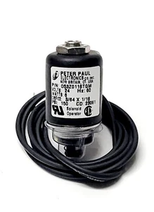 Válvula solenoide Peter Paul 053Z0116TGM 24 V 6,0 W 150 PSI 3/64 x 1/16 orificio - Imagen 1 de 6