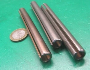 18-8 Edelstahl, Schlitzrolle Federstift, 7/16 Zoll Durchmesser x 4,00 Zoll Länge, 3 Stück - Bild 1 von 14