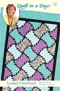 Twisted Nine-Patch Pattern by Quilt in a Day, Eleanor Burns, 1299 Easy - Bild 1 von 1