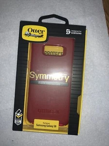 Otterbox Symmetry Phone Case Samsung Galaxy s8 - Rosso Corsa/Flame Red/Race Red - Picture 1 of 1