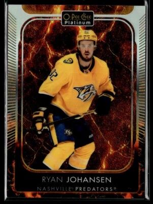 2022-23 O-Pee-Chee Platinum Hot Magma Ryan Johansen /499 #27 H1R1N - Image 1 of 2
