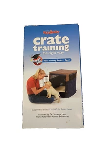 Crate Training The Right Way VHS VCR Video Tape Movie Petsmart - Picture 1 of 4