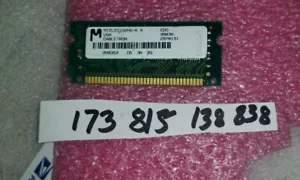 Micron MT2LDT132HG-6X BAV 4MB 72p 60ns 2c 1x16 EDO 5V SODIMM - Picture 1 of 1