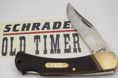 Cuchillo Schrade Old Timer SCHRADE + EE. UU. 6OT - Sólido Ideal para Usar Foto 1 de 4