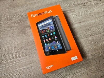 NEU - Amazon Fire HD 8 Plus Tablet Zoll HD 32 GB grau 2022 mit Werbung 12. Gen - Bild 1 von 4