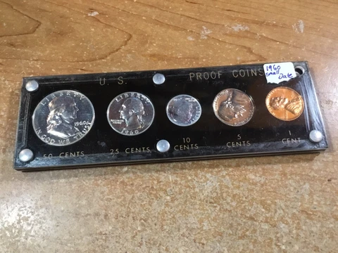 1960 Silver Proof Set-(SMALL DATE))-Capital Holder-081622-0073 Cover