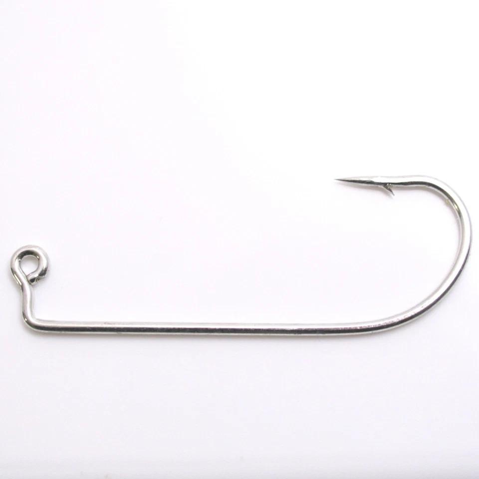 100 - Eagle Claw 635 Sea Guard O'Shaughnessy Heavy Wire Fishing Jig Hooks - Image 1 of 1