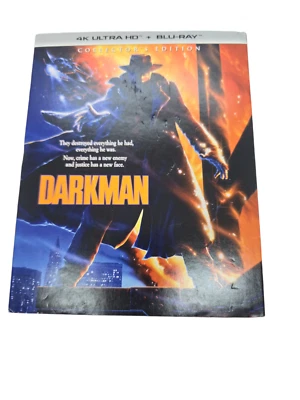 DARKMAN 4K ULTRA HD BLU RAY DVD  COLLECTORS EDITION NEW FACTORY SEALED IMPORT - Image 1 of 4
