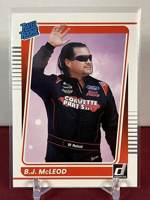 2022 Donruss Racing B.J. McLeod Rated Rookie #26 - Image 1 of 2
