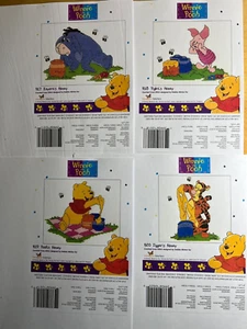 B17-B20 Winnie the Pooh and Friends Honey cross stitch PATTERNS  (not Kits) - Picture 1 of 7
