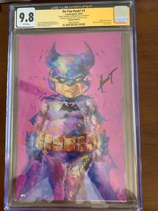 Do You Pooh? #1 Batpooh Edition B - Auto M Mychaels AP2/10 - NYCC Virgin Cover - Picture 1 of 4