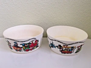 Vintage Disneyland Zug Kunststoff Schalen Schalen von DEKA Mickey Mouse - Bild 1 von 7