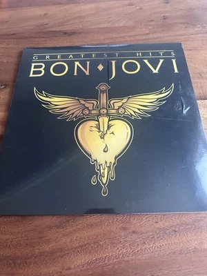 Bon Jovi - Greatest Hits (Walmart Exclusive Black & Gold Splatter Vinyl) New - Image 1 of 2