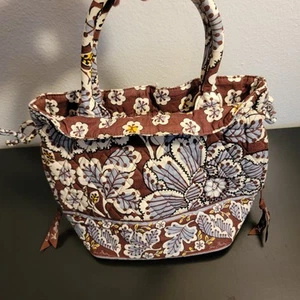 Bolso Vera Bradley EMMA con cordón en patrón de flores de pizarra - Imagen 1 de 12