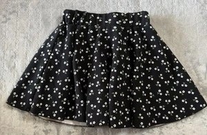 Girls 8Y Black Floral Flowy Skirt/Skort - Short with Secret Pocket NWOT SO CUTE! - Picture 1 of 6