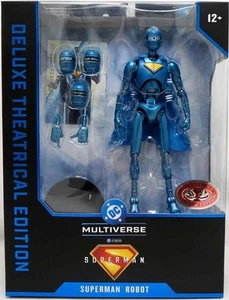 DC Multiverse Superman Movie 7" Figure Exclusive Robot Red Platinum IN STOCK - Picture 1 of 1