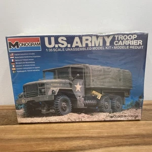 MONOGRAM Kit #6400 US ARMY TROOP CARRIER - New Sealed- - Picture 1 of 6