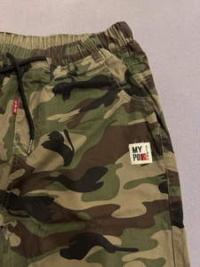 Hose, Stoffhose, Gummizughose, Camouflage, Gr. 158 - Bild 1 von 4