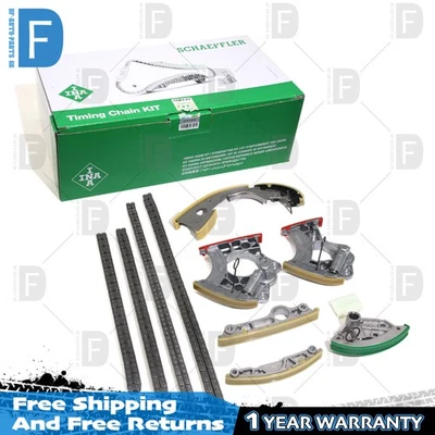 12PCS OEM INA Timing Chain Kit for Audi A4 Q5 S5 A8 Q7 VW Touareg Porsche 3.0T Foto 1 de 4
