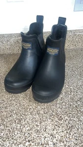 Pendleton Chelsea Sherpa Lined Ankle Rain Boot Black Women's Size 9 - Picture 1 of 8