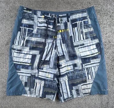 Columbia TIME TO SURFEAR! Board Shorts Bañador Hombre’s 36 Azul Gancho y Lazo Omni Foto 1 de 4