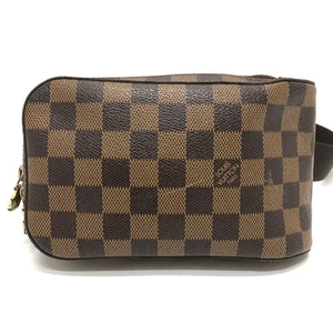 Louis Vuitton Damier Geronimos Waist Bum Crossbody Bag Canvas Brown N51994 LV - Picture 1 of 9