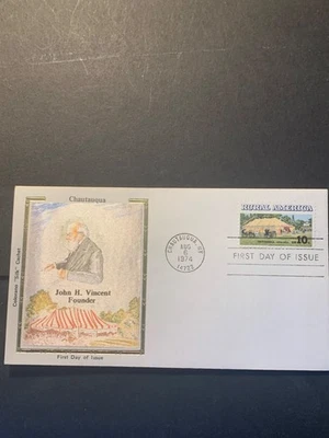 Stamps US First Day Cover, 433, Scott#1505, Colorano Silk Cachet, See Picture - Image 1 of 2