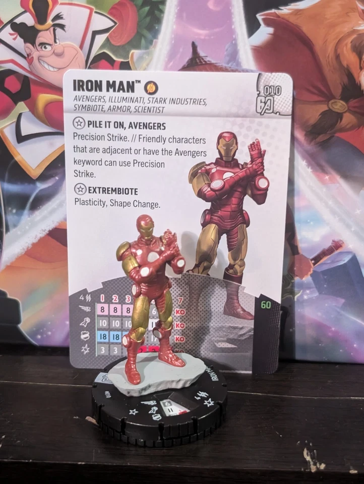 HEROCLIX Avengers 60th 010 IRON MAN - Image 1 of 1