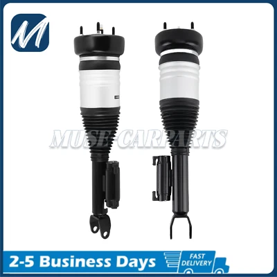 Par de puntal de suspensión neumática delantero para Mercedes-Benz W205 C63 AMG C180 C200 C250 Foto 1 de 4