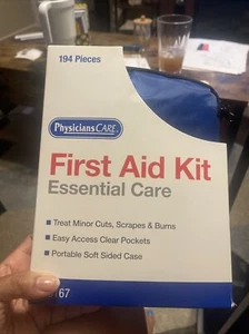 PhysiciansCare Soft-Sided First Aid Kit, Blue, 195 Pieces - Picture 1 of 4