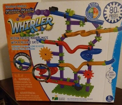 TECHNO GEARS MARBLE MANIA WHIRLER~80+ PC ACTION PACKED MARBLE MAZE~RELEASE GATE  - Image 1 of 3